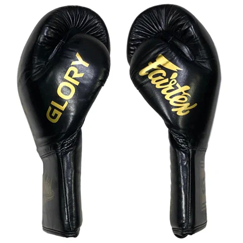 Перчатки для кикбоксинга Fairtex BGLG1 GLORY KICKBOXING, чёрный в Краснодаре в магазине SportPanda Перчатки для кикбоксинга Fairtex BGLG1 GLORY KICKBOXING, чёрный – фото