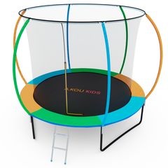 Батут с сеткой DFC A.KOU KIDS 10ft с лестницей в Краснодаре в магазине SportPanda Батут с сеткой DFC A.KOU KIDS 10ft с лестницей – фото