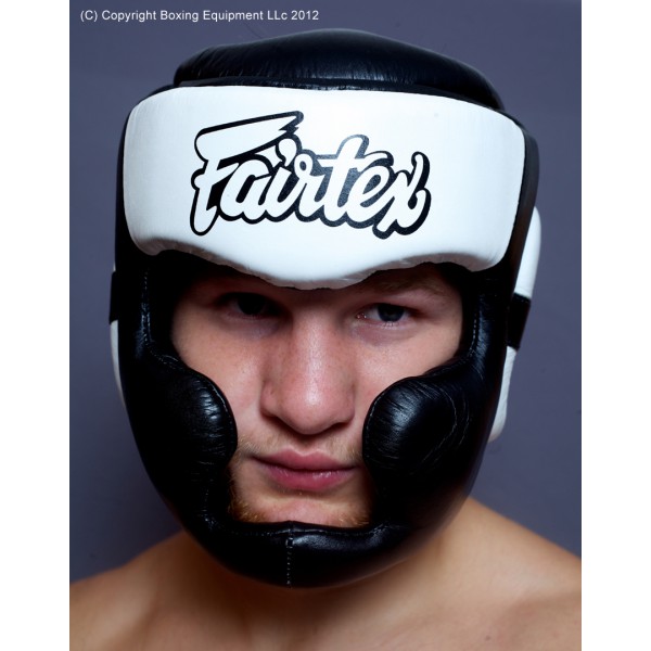 Шлем боксерский Fairtex HG13, тренировочный, S, белый  Шлем боксерский Fairtex HG13, тренировочный, S, белый