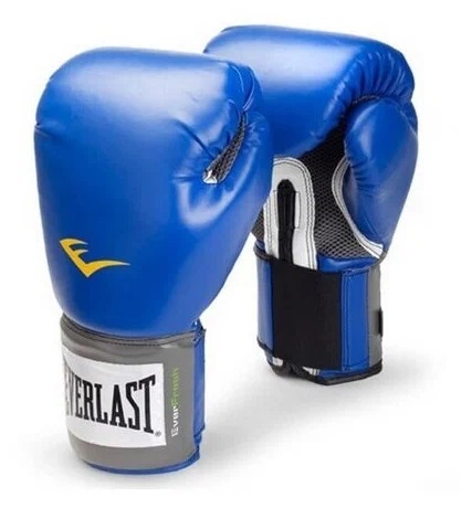 Детские боксерские перчатки Everlast PU Pro Style Anti-MB, тренировочные, синий в Краснодаре в магазине SportPanda Детские боксерские перчатки Everlast PU Pro Style Anti-MB, тренировочные, синий – фото