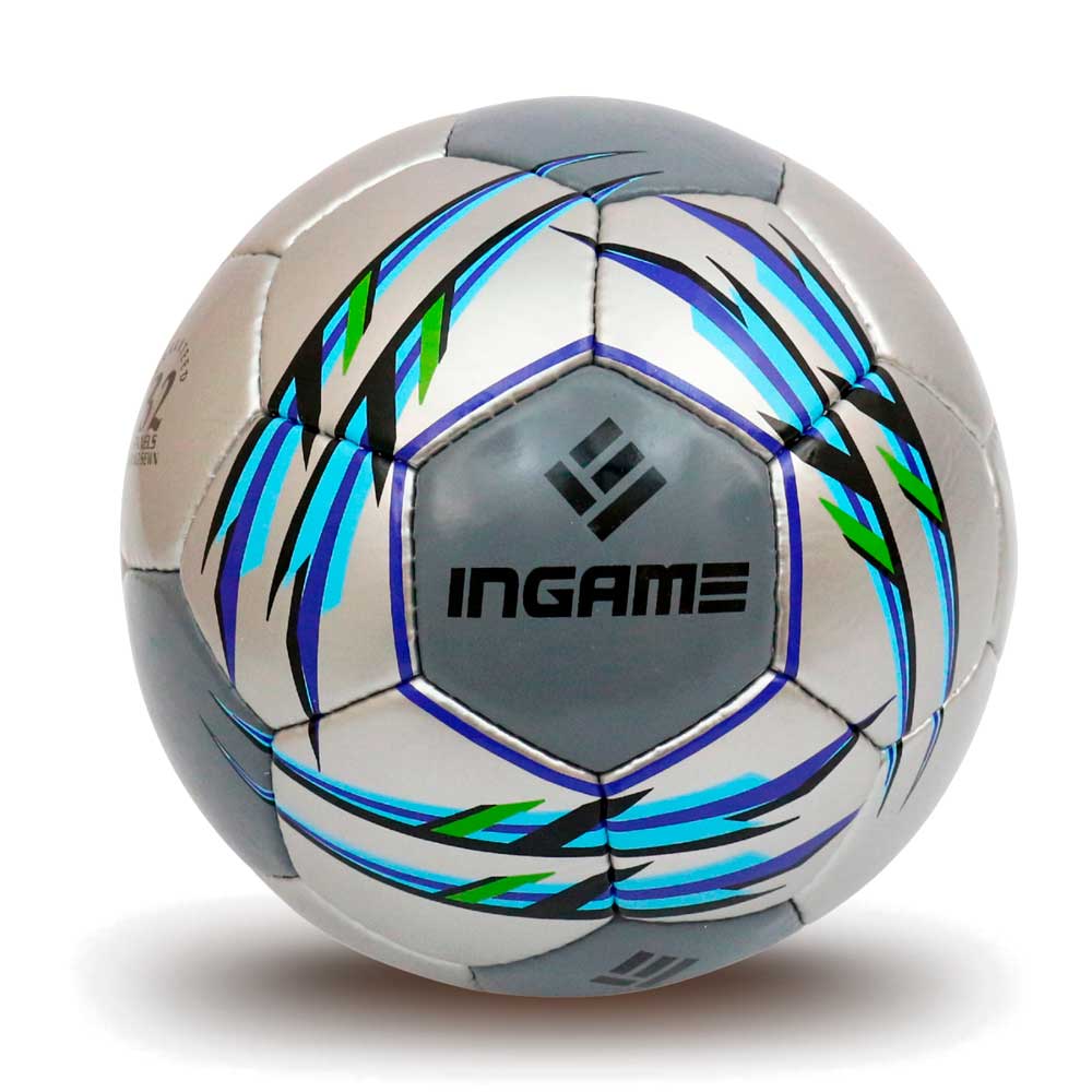 Мяч футбольный INGAME MATCH IFB-112, №5, серый в Краснодаре в магазине SportPanda Мяч футбольный INGAME MATCH IFB-112, №5, серый – фото