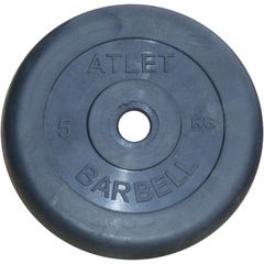 Диск обрезиненный BARBELL ATLET 5 кг / диаметр 31 мм в Краснодаре в магазине SportPanda Диск обрезиненный BARBELL ATLET 5 кг / диаметр 31 мм – фото