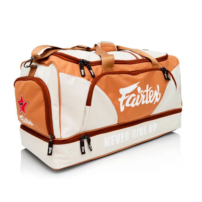 Сумка спортивная Fairtex BAG-2, бежевый в Краснодаре в магазине SportPanda Сумка спортивная Fairtex BAG-2, бежевый – фото