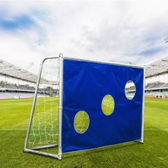 Ворота игровые DFC GOAL240T 240x150x65cm с тентом для отрабатывания ударов (уценка) – фото