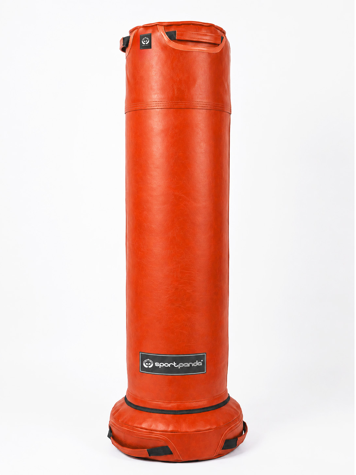 Напольный боксерский мешок ORANGE, натуральная кожа, 180 см, D-45 см, 78 кг – фото