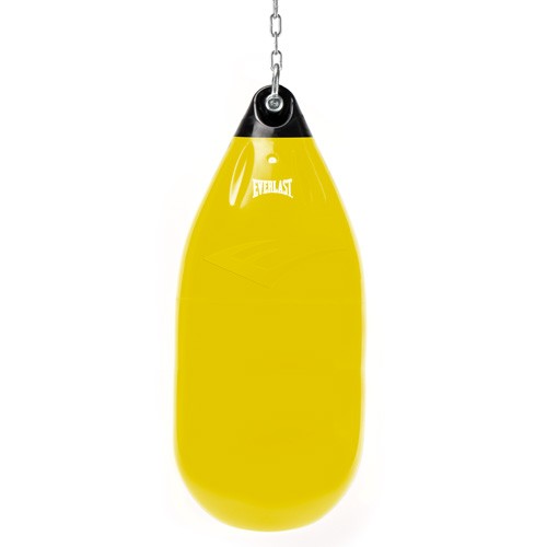 Водоналивной боксерский мешок Everlast Hydrostrike, 95 см, диаметр 37 см, 68 кг, жёлтый в Краснодаре в магазине SportPanda Водоналивной боксерский мешок Everlast Hydrostrike, 95 см, диаметр 37 см, 68 кг, жёлтый – фото