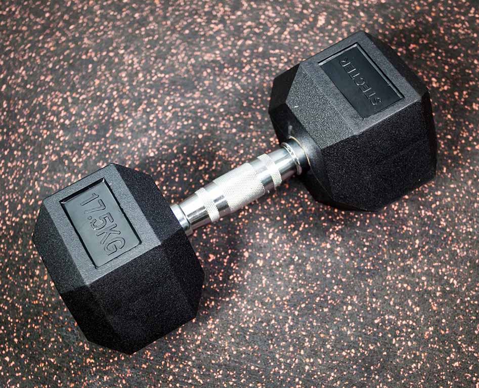 Гантель шестигранная (гексагональная) STECTER, 17.5 кг в Краснодаре в магазине SportPanda Гантель шестигранная (гексагональная) STECTER, 17.5 кг – фото