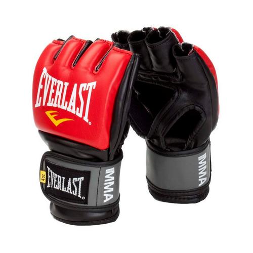 Перчатки для ММА Everlast Pro Style Grappling, тренировочные, красный в Краснодаре в магазине SportPanda Перчатки для ММА Everlast Pro Style Grappling, тренировочные, красный – фото