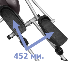 OXYGEN EX-45FD HRC+ Эллиптический эргометр в Краснодаре в магазине SportPanda OXYGEN EX-45FD HRC+ Эллиптический эргометр – фото