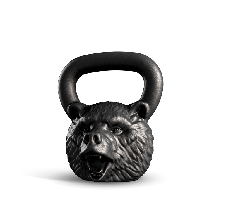Гиря дизайнерская IRON HEAD «Медведь», 16 кг, чугун в Краснодаре в магазине SportPanda Гиря дизайнерская IRON HEAD «Медведь», 16 кг, чугун – фото