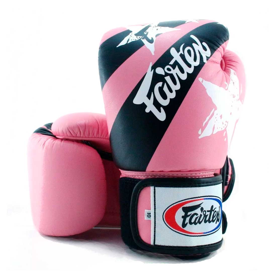 Боксерские перчатки Fairtex BGV1 Nation Print, тренировочные, розовый в Краснодаре в магазине SportPanda Боксерские перчатки Fairtex BGV1 Nation Print, тренировочные, розовый – фото