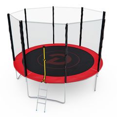 Батут с сеткой DFC PELPO 12ft с лестницей, RED в Краснодаре в магазине SportPanda Батут с сеткой DFC PELPO 12ft с лестницей, RED – фото