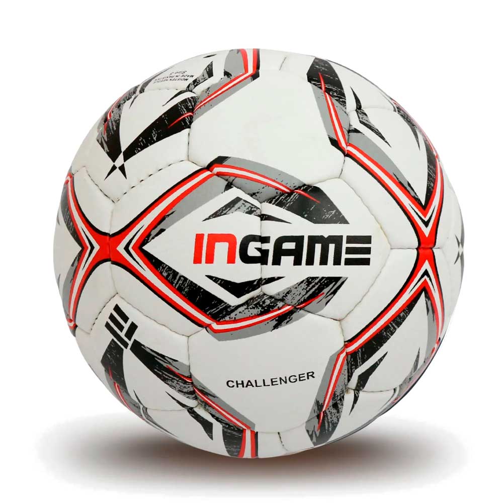 Мяч футбольный INGAME CHALLENGER IFB-101, №5, бело-красный в Краснодаре в магазине SportPanda Мяч футбольный INGAME CHALLENGER IFB-101, №5, бело-красный – фото