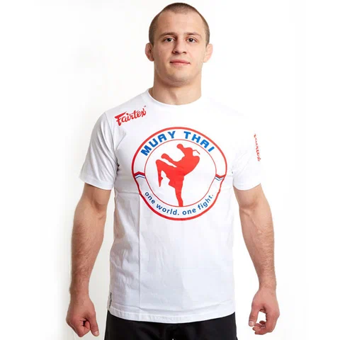 Футболка Fairtex TS «One world. One fight», белый – фото