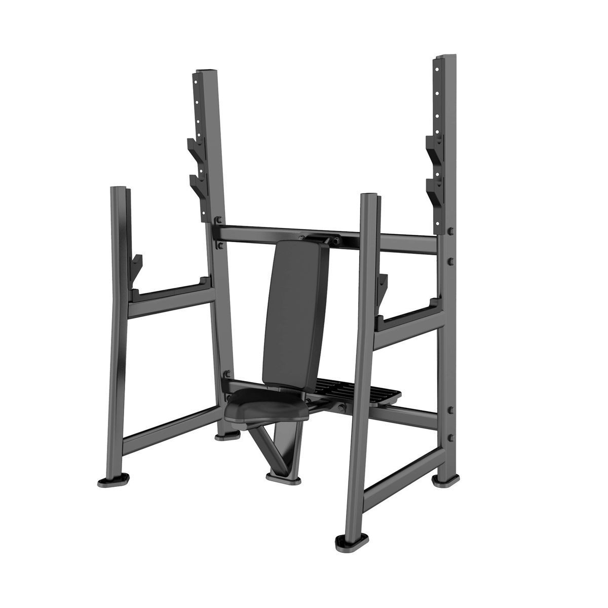 Скамья для вертикального жима штанги (Olympic Seated Bench) E-7051 в Краснодаре в магазине SportPanda Скамья для вертикального жима штанги (Olympic Seated Bench) E-7051 – фото