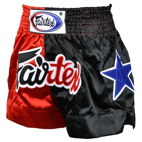 Шорты для тайского бокса Fairtex BS085 Muay Thai, красный – фото