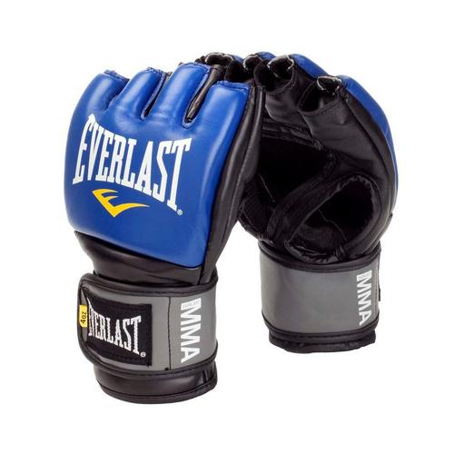 Перчатки для ММА Everlast Pro Style Grappling, тренировочные, синий в Краснодаре в магазине SportPanda Перчатки для ММА Everlast Pro Style Grappling, тренировочные, синий – фото