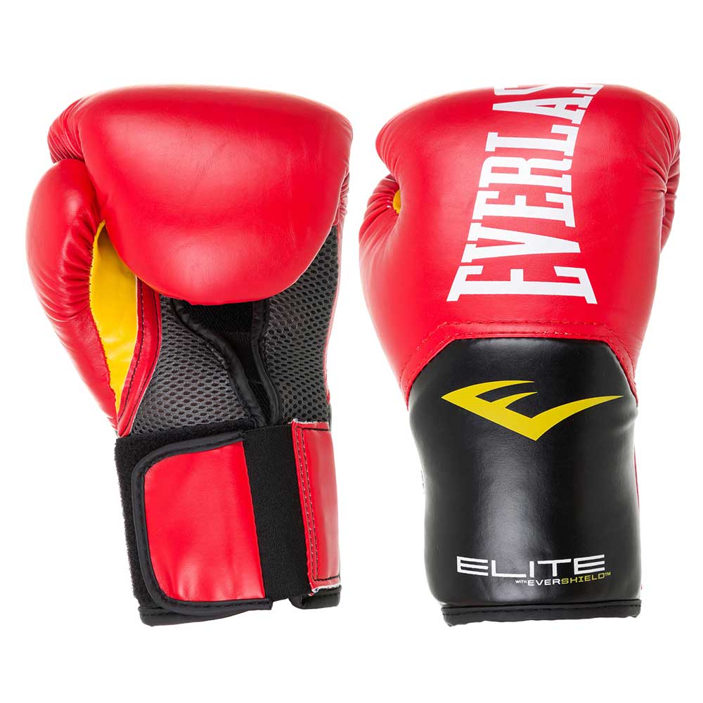 Боксерские перчатки Everlast Elite ProStyle, тренировочные, красный в Краснодаре в магазине SportPanda Боксерские перчатки Everlast Elite ProStyle, тренировочные, красный – фото