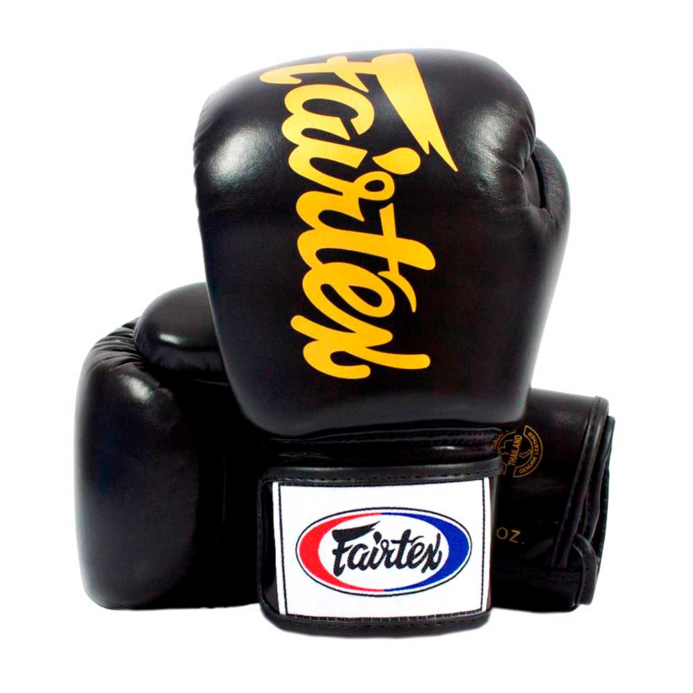 Боксерские перчатки Fairtex BGV19, тренировочные, чёрный в Краснодаре в магазине SportPanda Боксерские перчатки Fairtex BGV19, тренировочные, чёрный – фото
