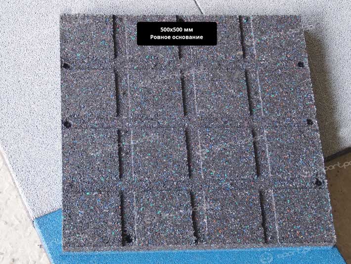 Резиновая плитка MaxTile, 500x500 мм, для детской площадки Резиновая плитка MaxTile, 500x500 мм, для детской площадки
