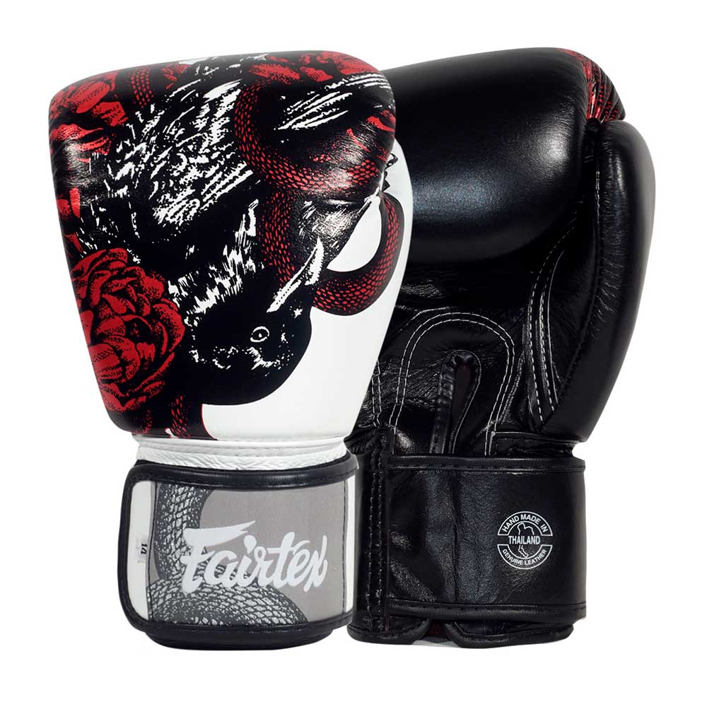 Боксерские перчатки Fairtex BGV24 Beauty of Survival, в подарочной упаковке в Краснодаре в магазине SportPanda Боксерские перчатки Fairtex BGV24 Beauty of Survival, в подарочной упаковке – фото