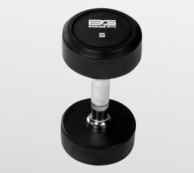 BRONZE GYM BG-PA-DB-R050 Гантель обрезиненная 5 кг в Краснодаре в магазине SportPanda BRONZE GYM BG-PA-DB-R050 Гантель обрезиненная 5 кг – фото