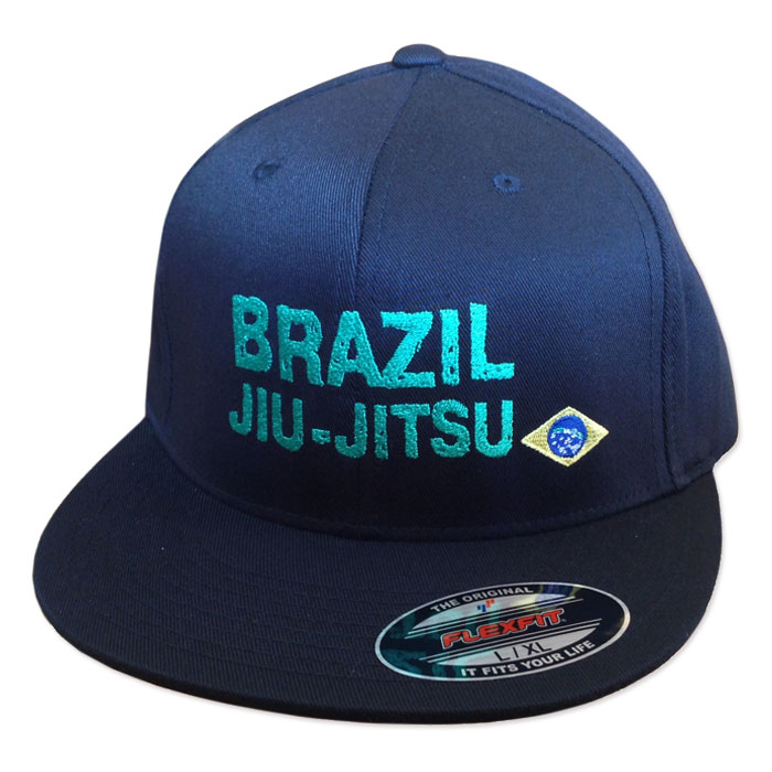 Кепка с прямым козырьком Fairtex CAP BJJ Flexfit, синий в Краснодаре в магазине SportPanda Кепка с прямым козырьком Fairtex CAP BJJ Flexfit, синий – фото