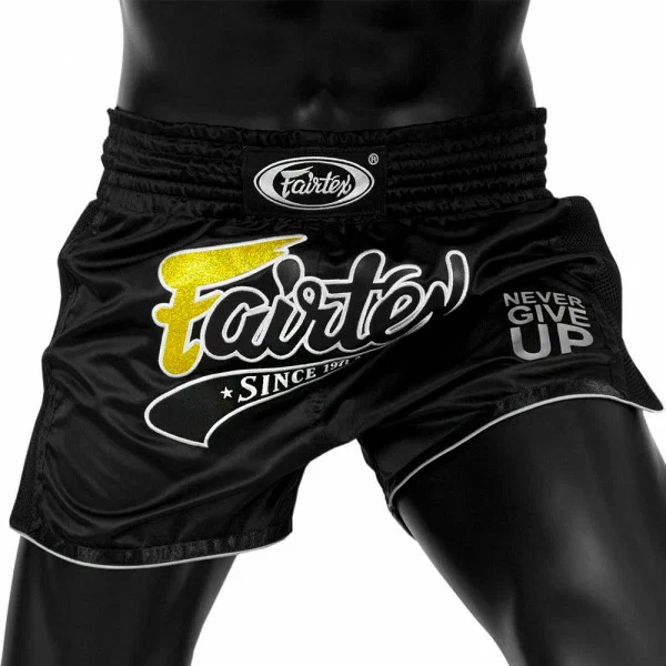 Шорты для тайского бокса Fairtex BS-1708, чёрный – фото