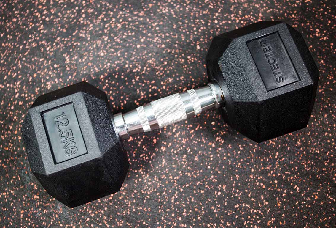 Гантель шестигранная (гексагональная) STECTER, 12.5 кг в Краснодаре в магазине SportPanda Гантель шестигранная (гексагональная) STECTER, 12.5 кг – фото
