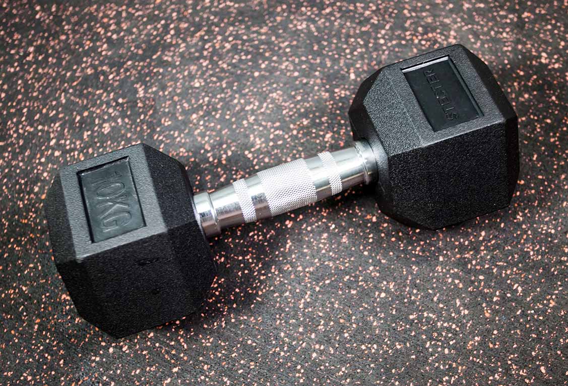 Гантель шестигранная (гексагональная) STECTER, 10 кг в Краснодаре в магазине SportPanda Гантель шестигранная (гексагональная) STECTER, 10 кг – фото