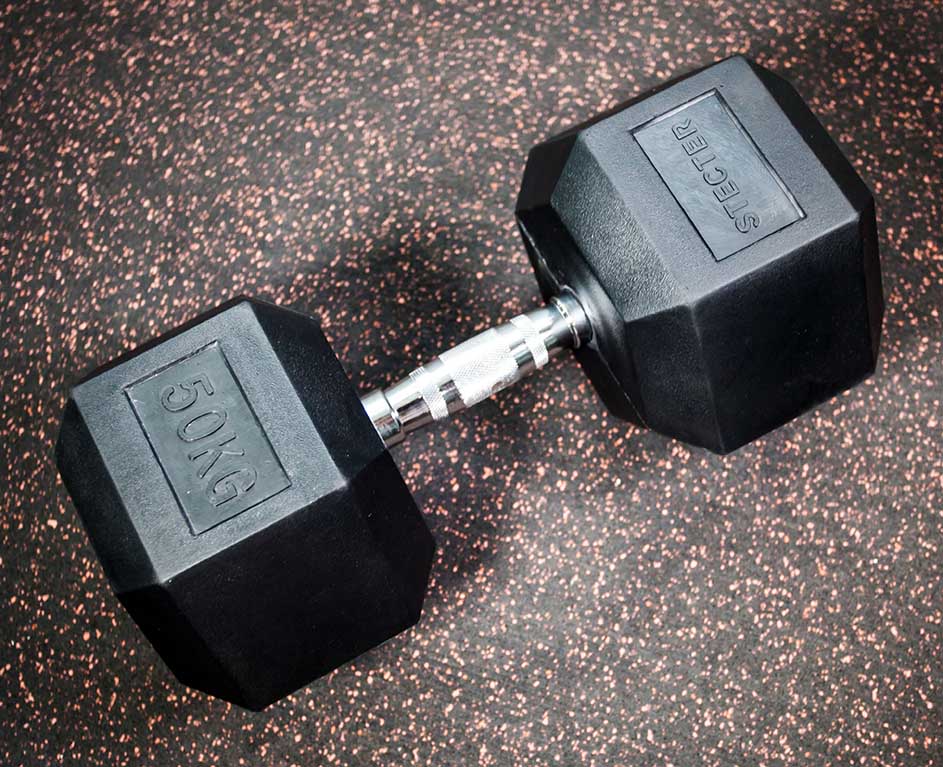 Гантель шестигранная (гексагональная) STECTER, 50 кг в Краснодаре в магазине SportPanda Гантель шестигранная (гексагональная) STECTER, 50 кг – фото