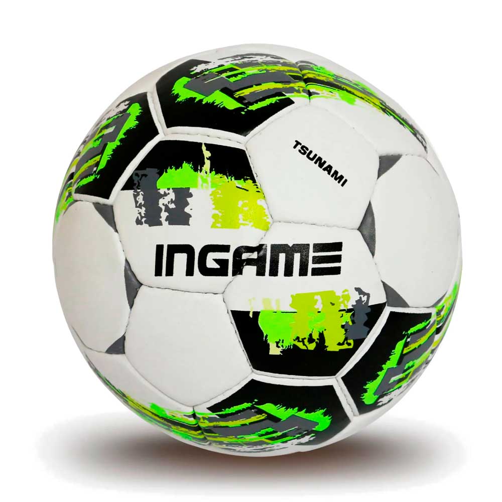 Мяч футбольный INGAME TSUNAMI IFB-130, №4, зелёный в Краснодаре в магазине SportPanda Мяч футбольный INGAME TSUNAMI IFB-130, №4, зелёный – фото
