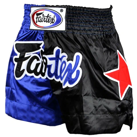 Шорты для тайского бокса Fairtex BS084 Muay Thai, синий в Краснодаре в магазине SportPanda Шорты для тайского бокса Fairtex BS084 Muay Thai, синий – фото