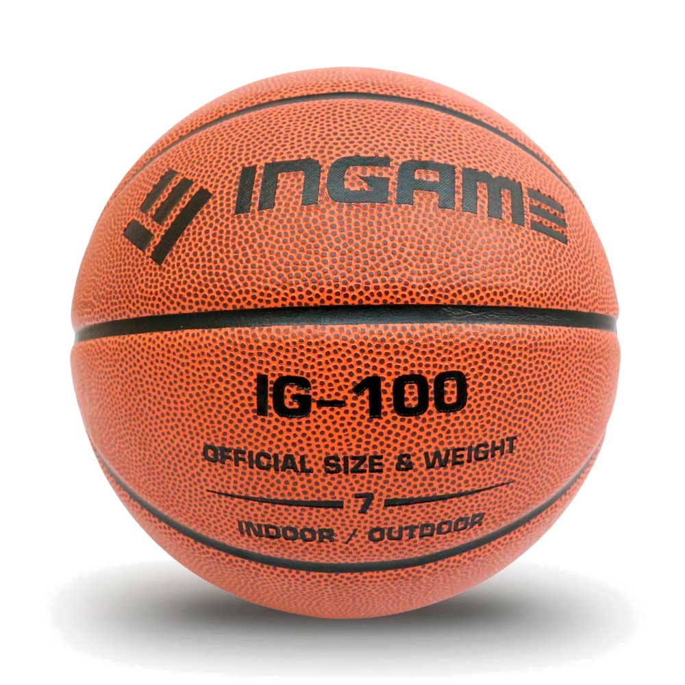 Мяч баскетбольный INGAME IG-100 №7, оранжевый в Краснодаре в магазине SportPanda Мяч баскетбольный INGAME IG-100 №7, оранжевый – фото