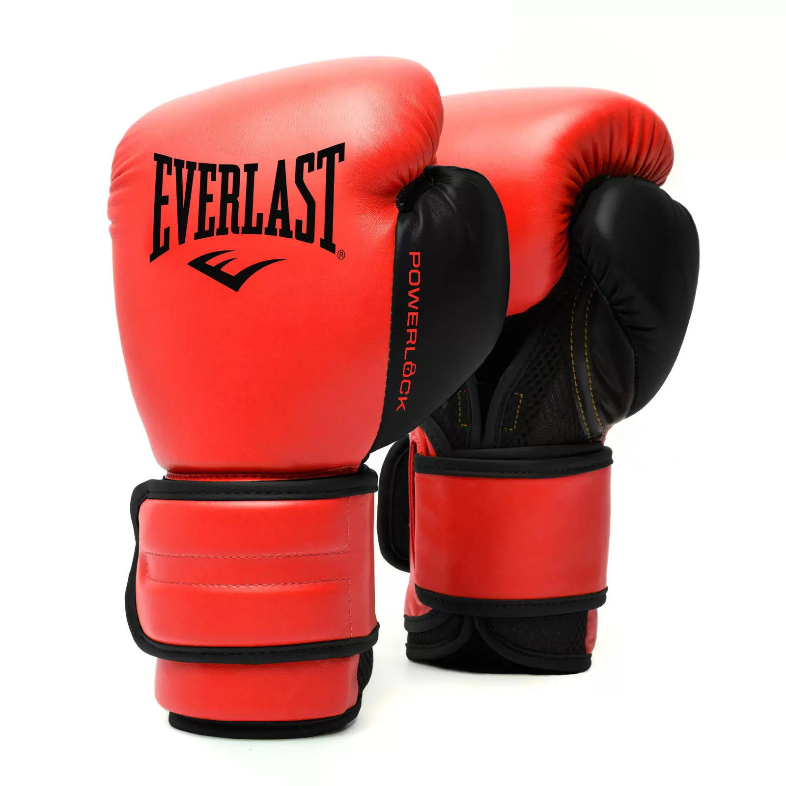 Боксерские перчатки Everlast Powerlock PU 2, тренировочные, красный в Краснодаре в магазине SportPanda Боксерские перчатки Everlast Powerlock PU 2, тренировочные, красный – фото