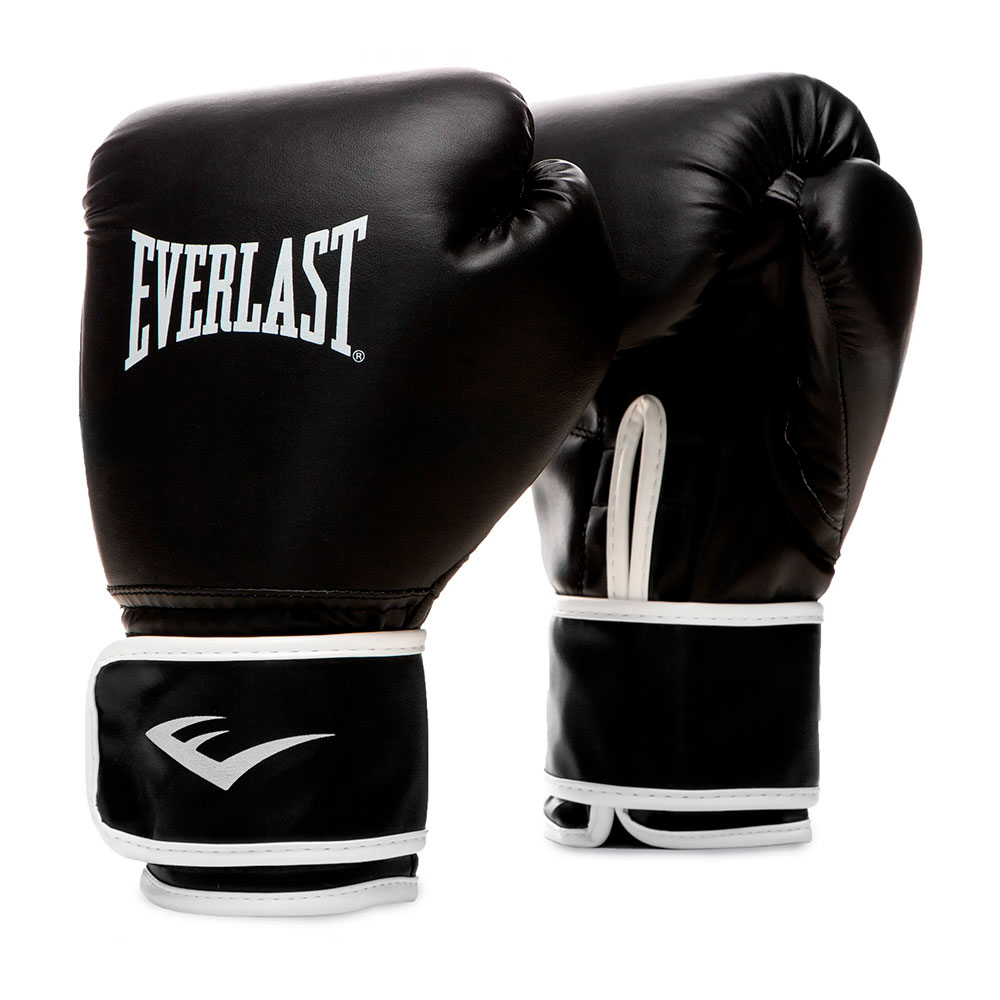 Боксерские перчатки Everlast Core, тренировочные, чёрный в Краснодаре в магазине SportPanda Боксерские перчатки Everlast Core, тренировочные, чёрный – фото
