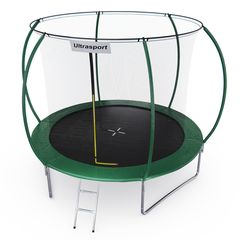 Батут DFC ULTRASPORT 10 ft с внутренней сеткой / лестница в комплекте в Краснодаре в магазине SportPanda Батут DFC ULTRASPORT 10 ft с внутренней сеткой / лестница в комплекте – фото