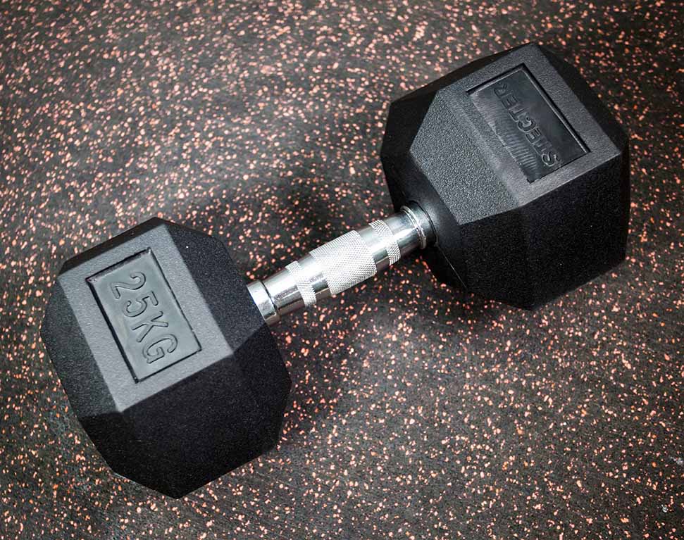 Гантель шестигранная (гексагональная) STECTER, 25 кг в Краснодаре в магазине SportPanda Гантель шестигранная (гексагональная) STECTER, 25 кг – фото