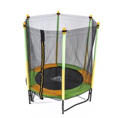 Батут DFC JUMP KIDS 55" зелено-желтый в Краснодаре в магазине SportPanda Батут DFC JUMP KIDS 55" зелено-желтый – фото