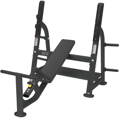Скамья для жима наклонная BRONZE GYM BR-1014, профессиональная – фото