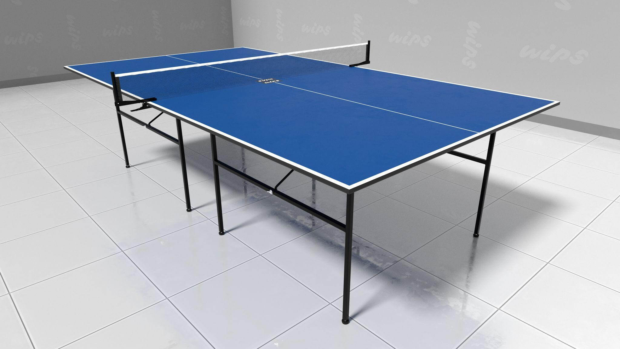 Теннисный стол WIPS Light INDOOR, складной, синий в Краснодаре в магазине SportPanda Теннисный стол WIPS Light INDOOR, складной, синий – фото