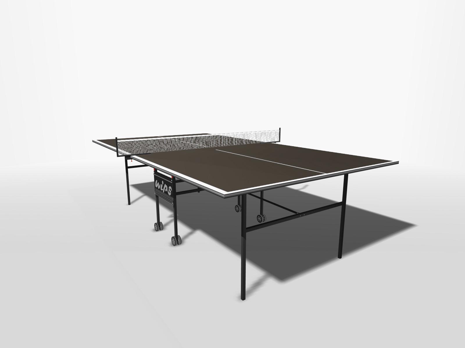 Стол теннисный WIPS Roller Outdoor, влагостойкий, на роликах в Краснодаре в магазине SportPanda Стол теннисный WIPS Roller Outdoor, влагостойкий, на роликах – фото