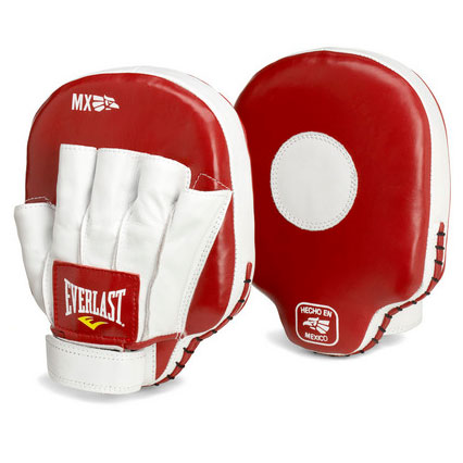 Лапы боксерские Everlast MX Mitts, прямые в Краснодаре в магазине SportPanda Лапы боксерские Everlast MX Mitts, прямые – фото