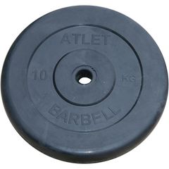 Диск обрезиненный BARBELL ATLET 10 кг / диаметр 31 мм в Краснодаре в магазине SportPanda Диск обрезиненный BARBELL ATLET 10 кг / диаметр 31 мм – фото
