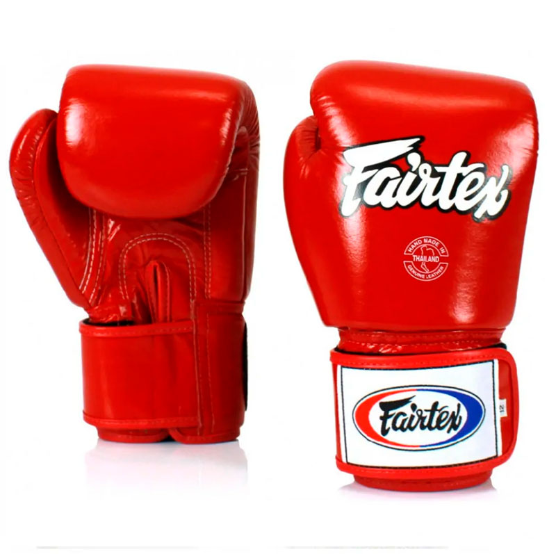 Боксерские перчатки Fairtex BGV1, тренировочные, красный в Краснодаре в магазине SportPanda Боксерские перчатки Fairtex BGV1, тренировочные, красный – фото