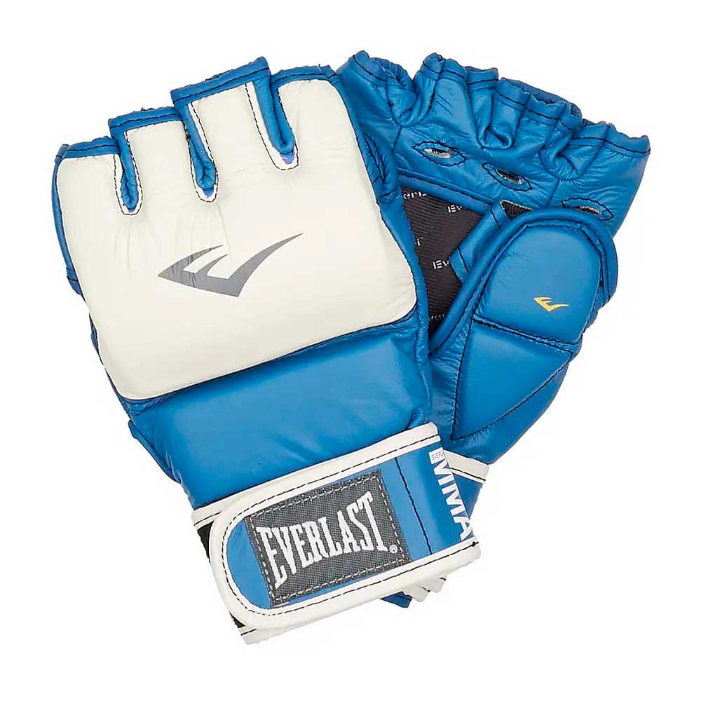 Перчатки для ММА Everlast MMA Grappling, для соревнований, синий в Краснодаре в магазине SportPanda Перчатки для ММА Everlast MMA Grappling, для соревнований, синий – фото