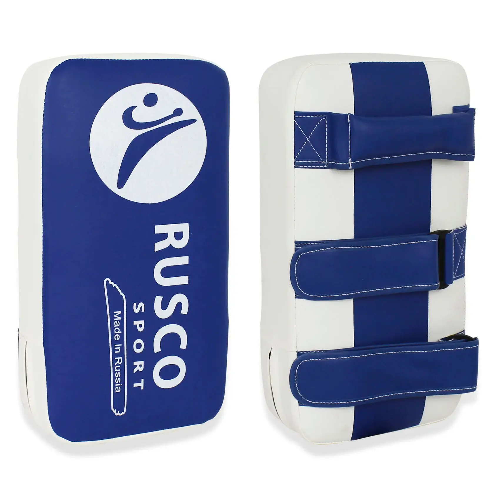 Макивара Rusco Sport 40 x 20 см, две ручки, бело-синий в Краснодаре в магазине SportPanda Макивара Rusco Sport 40 x 20 см, две ручки, бело-синий – фото