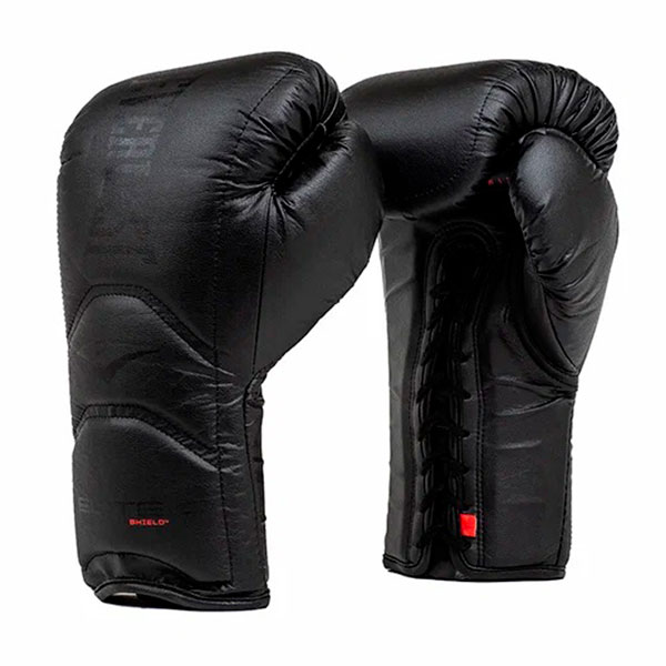 Боксерские перчатки Everlast Elite Pro, на шнуровке, тренировочные, чёрный в Краснодаре в магазине SportPanda Боксерские перчатки Everlast Elite Pro, на шнуровке, тренировочные, чёрный – фото