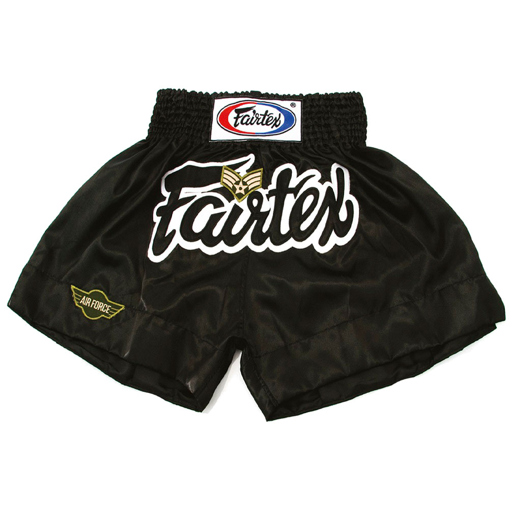 Шорты для тайского бокса Fairtex BS0622 Army Rank Short, чёрный в Краснодаре в магазине SportPanda Шорты для тайского бокса Fairtex BS0622 Army Rank Short, чёрный – фото