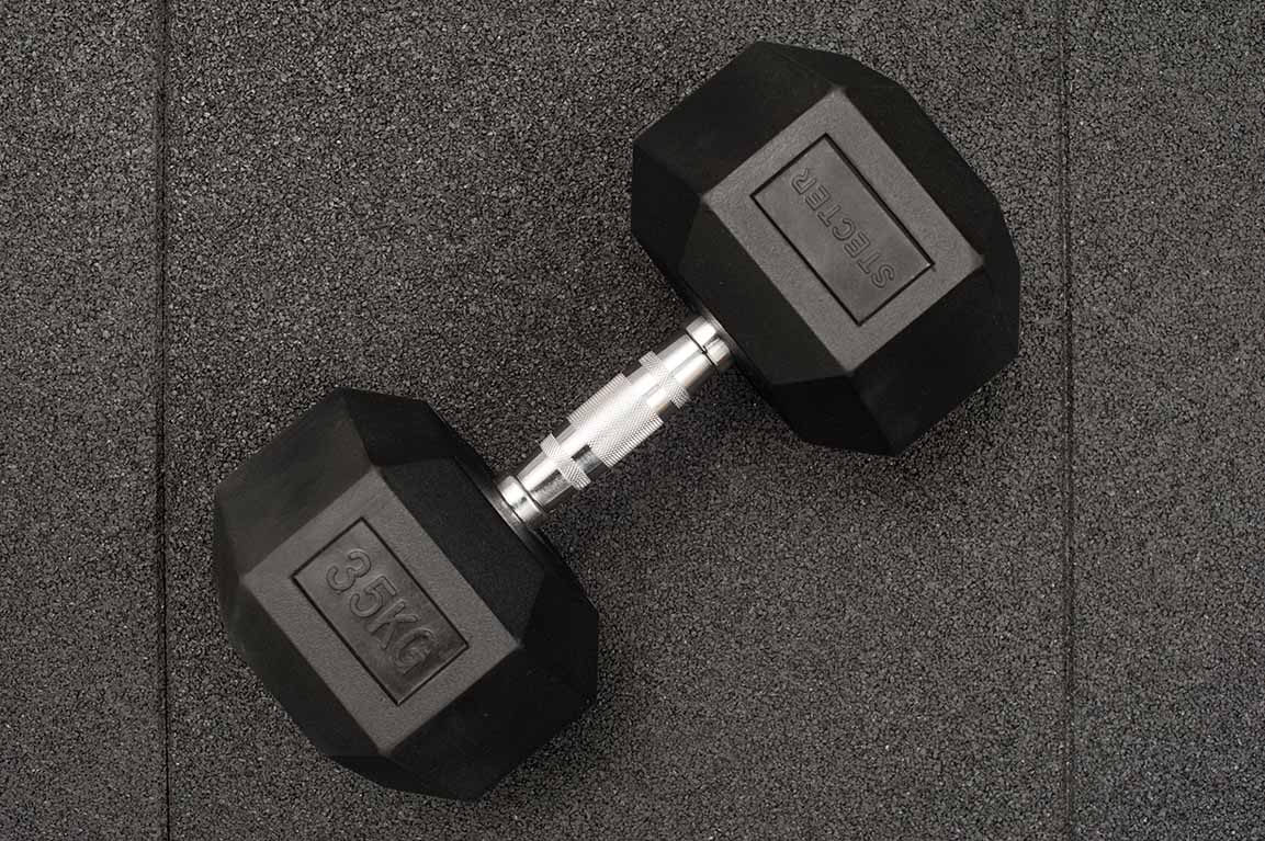Гантель шестигранная (гексагональная) STECTER, 35 кг в Краснодаре в магазине SportPanda Гантель шестигранная (гексагональная) STECTER, 35 кг – фото